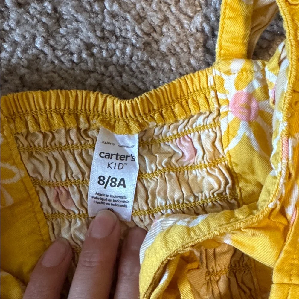 Carter's Sunny Yellow Floral Dress